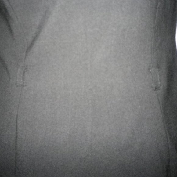 Beautiful Quality Fabric Long Black Blazer Classic Made in France - Picture 6 of 10